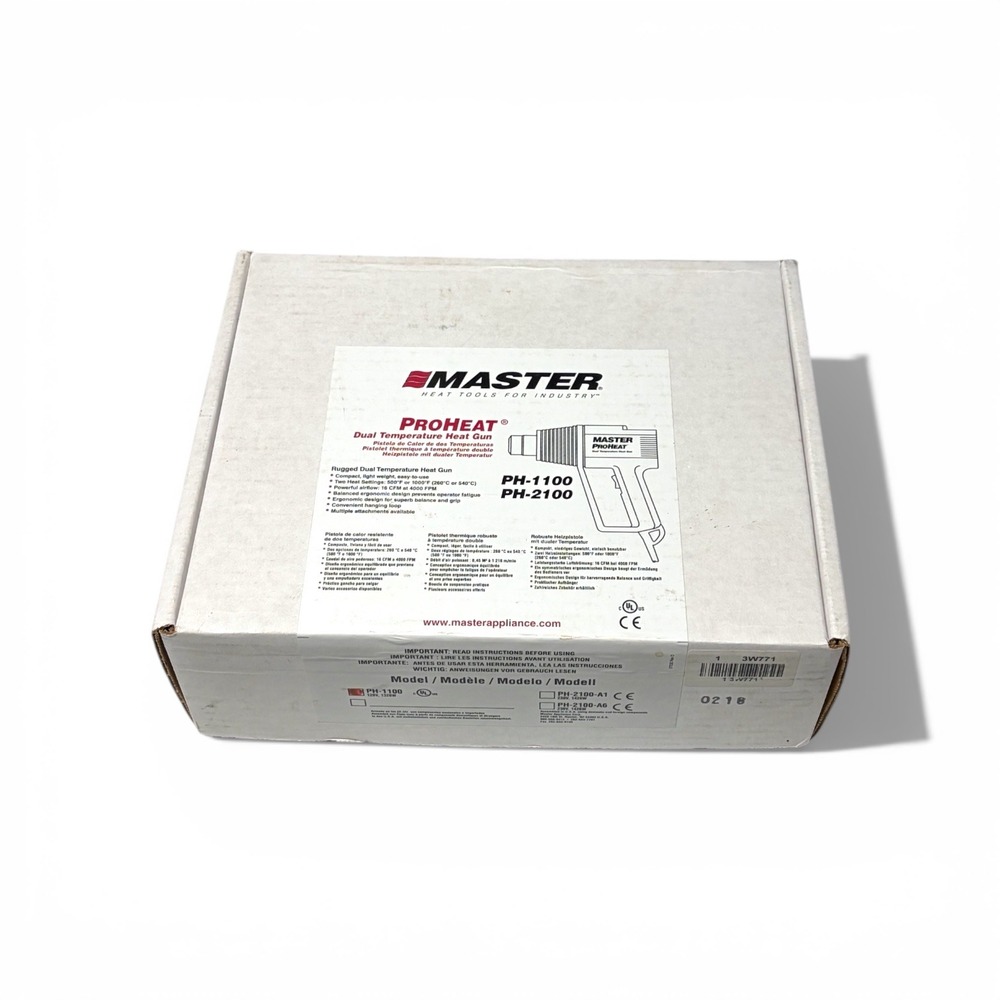 NEW Master Proheat Dualtemp PH-1100 Electric Heat Gun Heavy Duty Workshop Tool‎